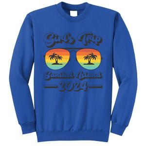 Summer Sunglass Trip 2024 Florida Sanibel Island Beach Cute Gift Sweatshirt