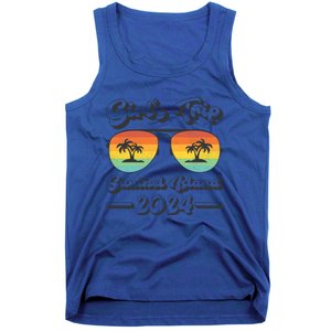 Summer Sunglass Trip 2024 Florida Sanibel Island Beach Cute Gift Tank Top