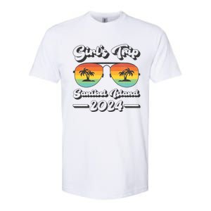 Summer Sunglass Trip 2024 Florida Sanibel Island Beach Cute Gift Softstyle CVC T-Shirt