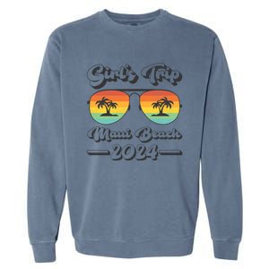 Summer Sunglass Trip 2024 Hawaii Maui Beach Gift Garment-Dyed Sweatshirt