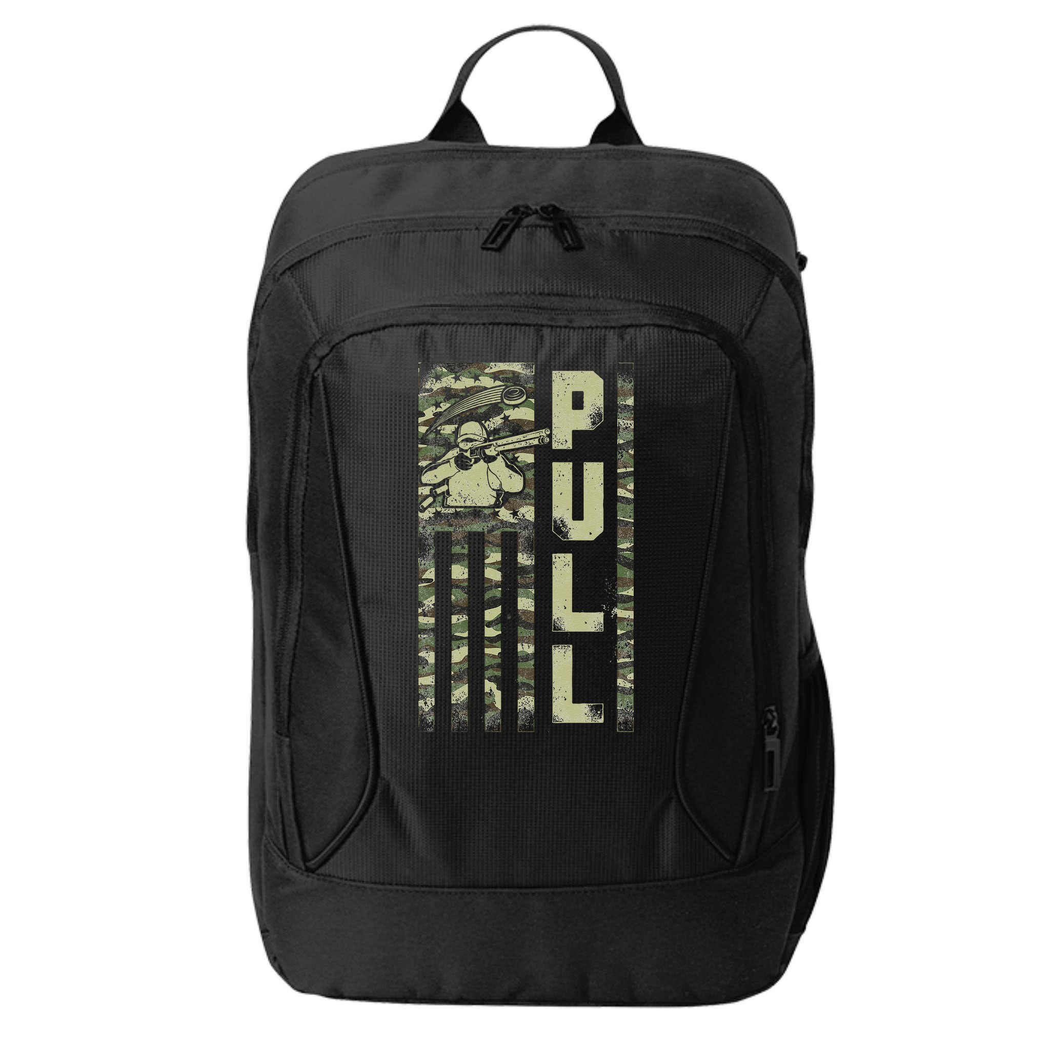 Shotgun Skeet Trap Clay Pigeon Shooting Camo Usa Flag City Backpack