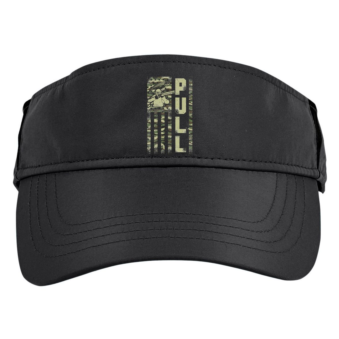 Shotgun Skeet Trap Clay Pigeon Shooting Camo Usa Flag Adult Drive Performance Visor