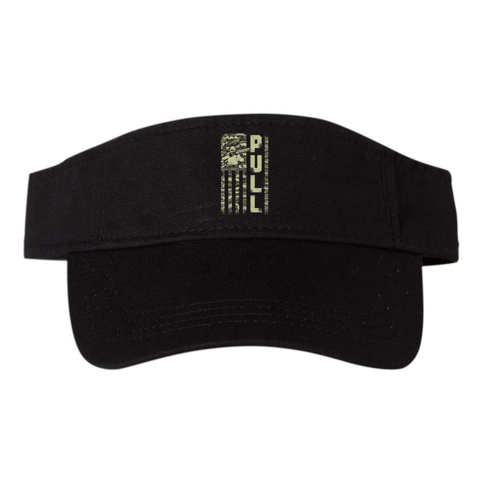 Shotgun Skeet Trap Clay Pigeon Shooting Camo Usa Flag Visor