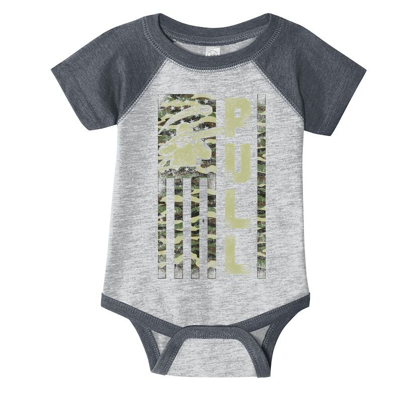 Shotgun Skeet Trap Clay Pigeon Shooting Camo Usa Flag Infant Baby Jersey Bodysuit