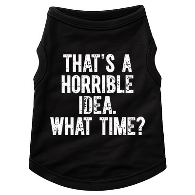 Shannon Sharpe ThatS A Horrible Idea What Time Doggie Tank