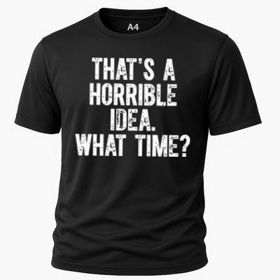 Shannon Sharpe ThatS A Horrible Idea What Time Performance Shirt