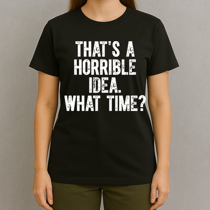 Shannon Sharpe ThatS A Horrible Idea What Time T-Shirt