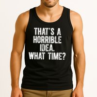 Shannon Sharpe ThatS A Horrible Idea What Time Tank Top