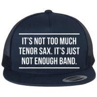Saxophonist Saxist Tenor Sax Band Saxophone Flatbill Hat