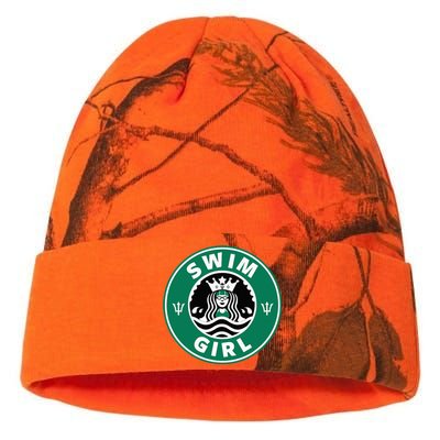 Swim Swimming Team Funny Parody Kati Licensed 12" Camo Beanie