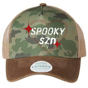 Spooky Szn Trendy Stylish Funny Halloween Cute Legacy Tie Dye Trucker Hat