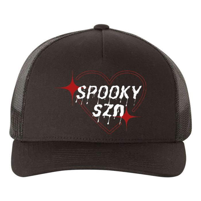 Spooky Szn Trendy Stylish Funny Halloween Cute Yupoong Adult 5-Panel Trucker Hat