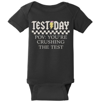 Staar State Testing Day Motivation You Are Crushing The Test Baby Bodysuit