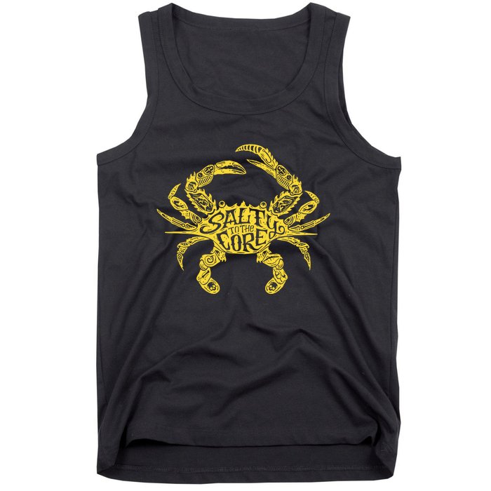 Seoulbestiesstudios Salty To The Core Crab Tank Top