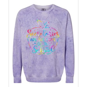 School Secretary Tees Secretaries Are The Core Of The School Colorblast Crewneck Sweatshirt