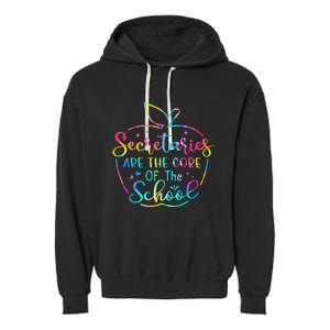 School Secretary Tees Secretaries Are The Core Of The School Garment-Dyed Fleece Hoodie