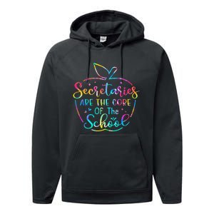 School Secretary Tees Secretaries Are The Core Of The School Performance Fleece Hoodie