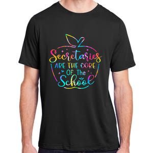 School Secretary Tees Secretaries Are The Core Of The School Adult ChromaSoft Performance T-Shirt