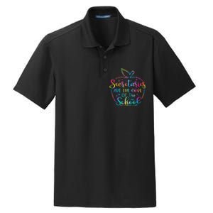 School Secretary Tees Secretaries Are The Core Of The School Dry Zone Grid Polo