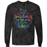 School Secretary Tees Secretaries Are The Core Of The School Tie-Dye Long Sleeve Shirt