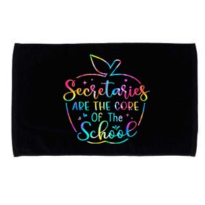 School Secretary Tees Secretaries Are The Core Of The School Microfiber Hand Towel