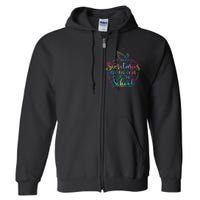 School Secretary Tees Secretaries Are The Core Of The School Full Zip Hoodie