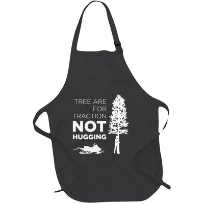 Snowmobile Sled Tree Are For Traction Not Hugging Full-Length Apron With Pockets