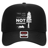 Snowmobile Sled Tree Are For Traction Not Hugging Trucker Hat