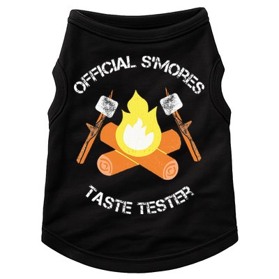 S'mores (Smores) Taste Tester Marshmallow Roasting Camping Doggie Tank