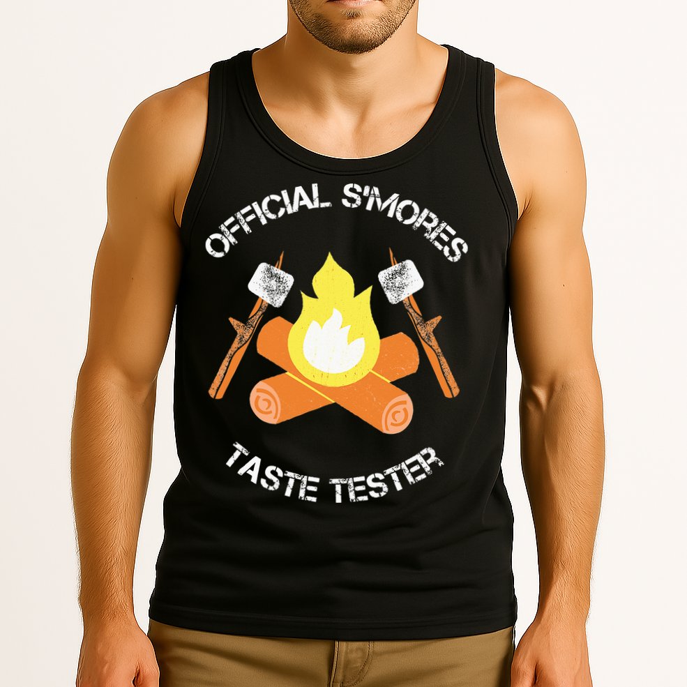 S'mores (Smores) Taste Tester Marshmallow Roasting Camping Tank Top
