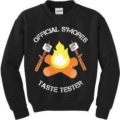 S'mores (Smores) Taste Tester Marshmallow Roasting Camping Kids Sweatshirt