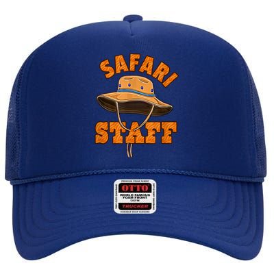 Safari Staff Themed Birthday Event Party Costume High Crown Mesh Back Trucker Hat