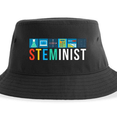 Steminist Science Technology Engineering Math STEM Sustainable Bucket Hat