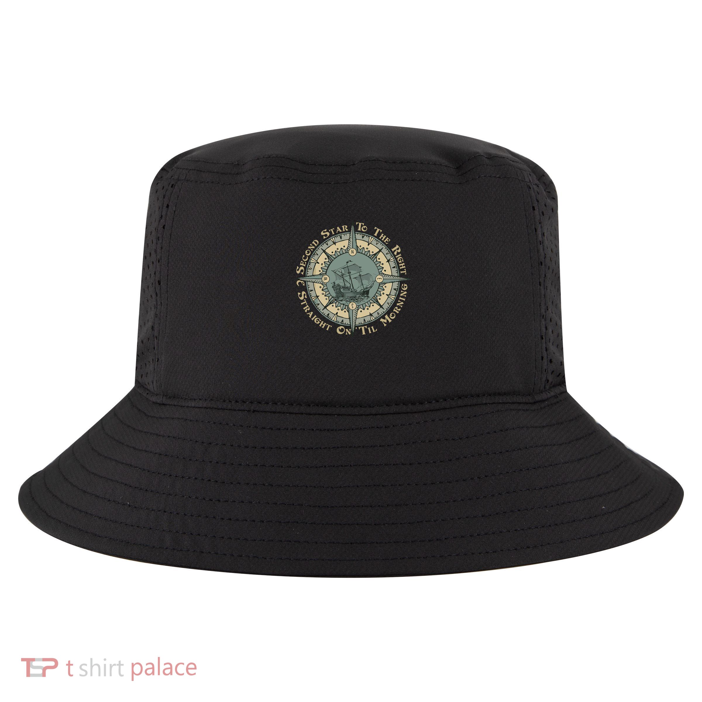 Second Star To The Right Straight Till Morning Magic Kingdom Cool Comfort Performance Bucket Hat