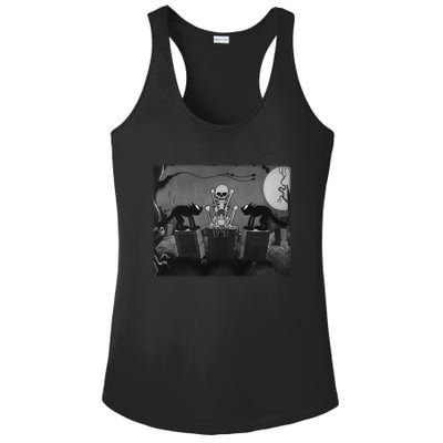 Silly Symphony The Skeleton Dance Funny Halloween Horror Gift Ladies PosiCharge Competitor Racerback Tank