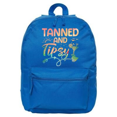 Summer Season Tropical Vacation Beach Summertime Gift 16 in Basic Backpack