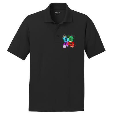 Stem Science Technology Engineering And Mathematics PosiCharge RacerMesh Polo