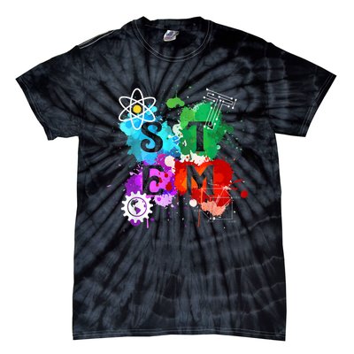 Stem Science Technology Engineering And Mathematics Tie-Dye T-Shirt