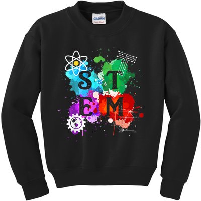 Stem Science Technology Engineering And Mathematics Kids Sweatshirt