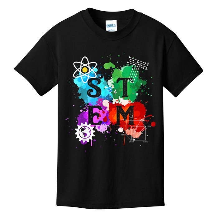 Stem Science Technology Engineering And Mathematics Kids T-Shirt