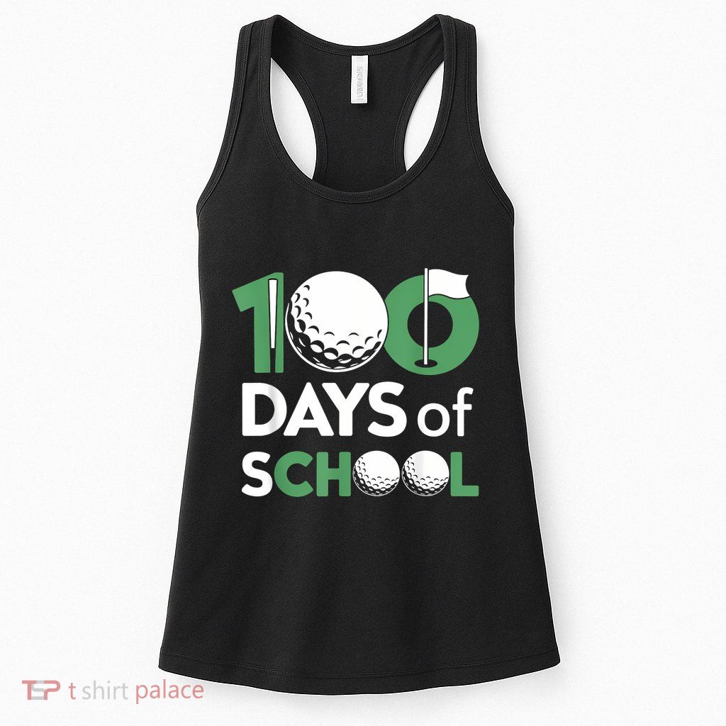 Student School Teacher 100 Days Of School Golf Womens Tank Top