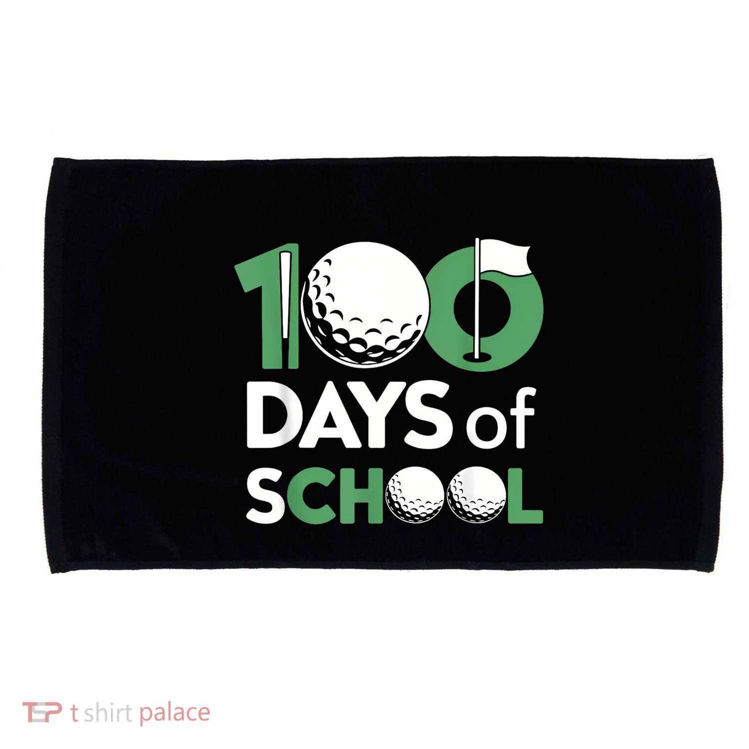 Student School Teacher 100 Days Of School Golf Microfiber Hand Towel