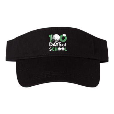 Student School Teacher 100 Days Of School Golf Visor