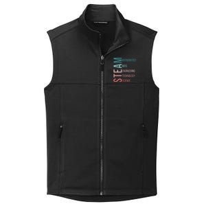 Steam Science Technology Engineering Art Math Teacher Collective Smooth Fleece Vest