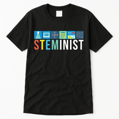 Steminist Science Technology Engineering Math STEM Tall T-Shirt