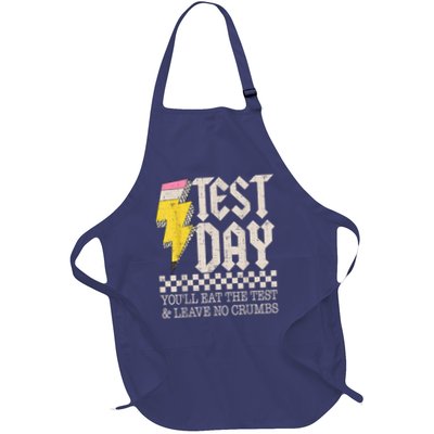 Staar State Testing Day Motivation You Will Eat The Test Full-Length Apron With Pockets