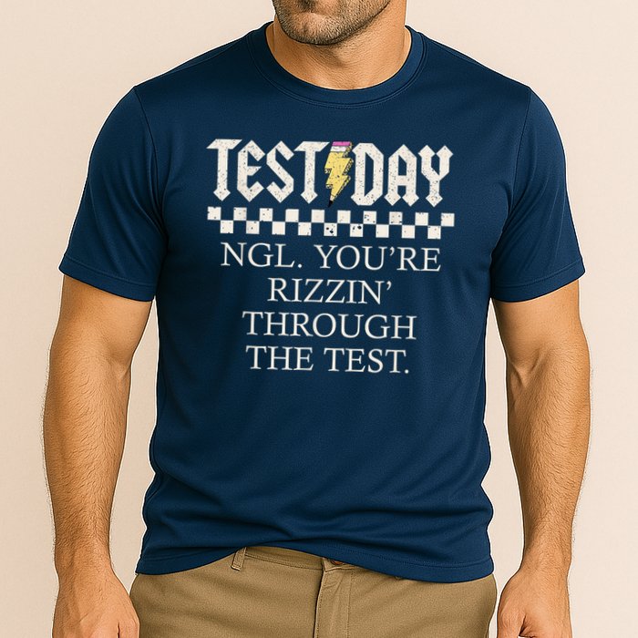 Staar State Testing Day Motivation You'Re Through The Test Cooling Performance Crew T-Shirt