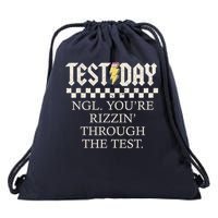Staar State Testing Day Motivation You'Re Through The Test Drawstring Bag