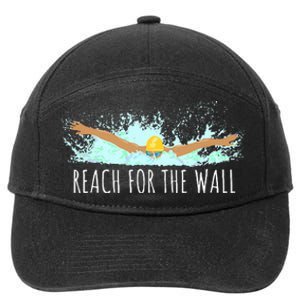 Swimming Swim Team Gift For A Swimmer 7-Panel Snapback Hat