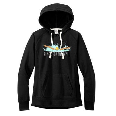 Swimming Swim Team Gift For A Swimmer Women's Fleece Hoodie